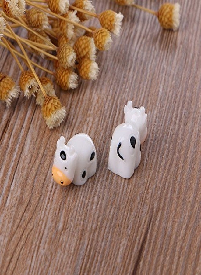 BHOOLU&GOOLU Little Cute Cow Figurine - 10 pcs/Set - Image 4